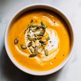 Herbst Butternut Kürbis Suppe